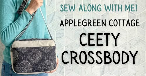video tutorial for the ceety boxy bag sewing pattern by applegreencottage.