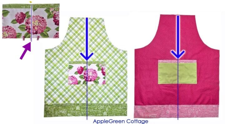 Free Apron Pattern That Fits – Reversible & Adjustable - AppleGreen Cottage